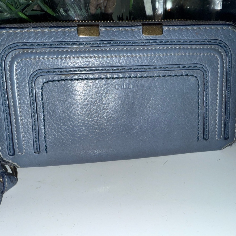 Chloe Blue Leather Women's Bag